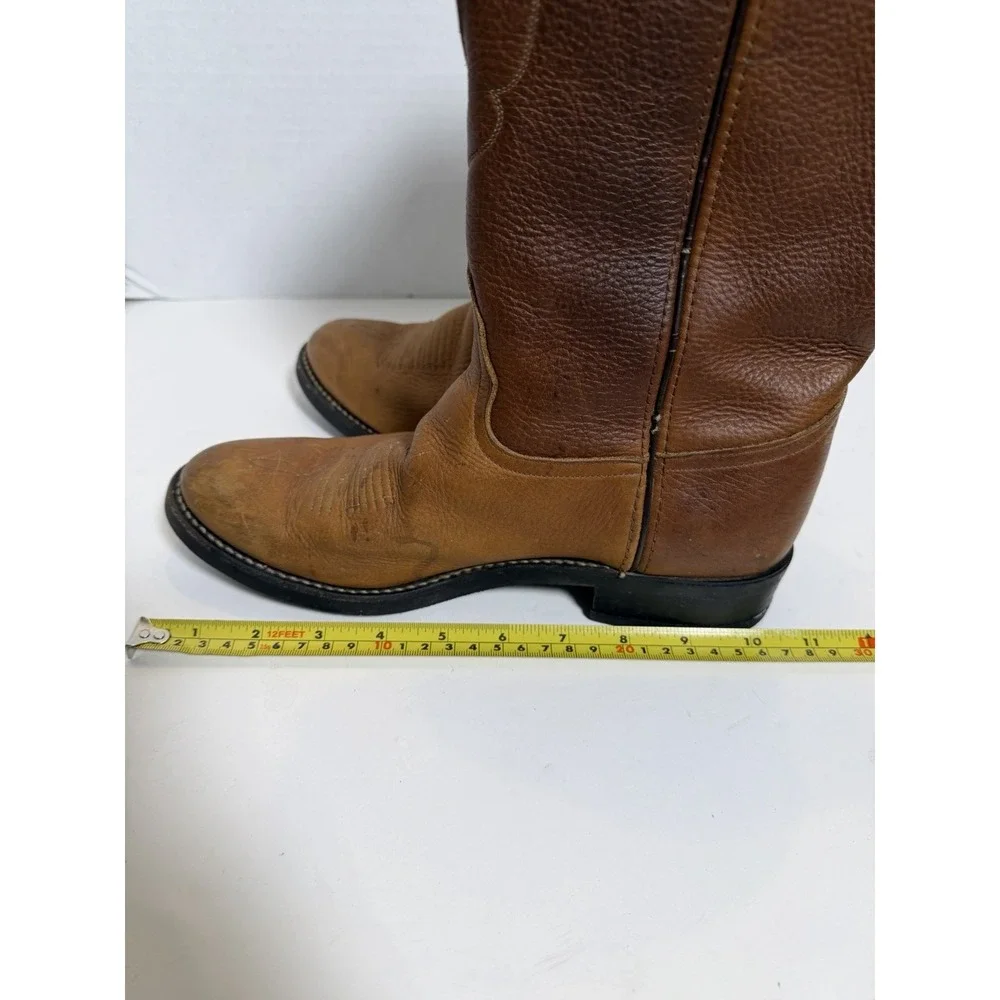 Tony Lama Boots Size 8B Women's Tan Cowboy Western Style VL 3000